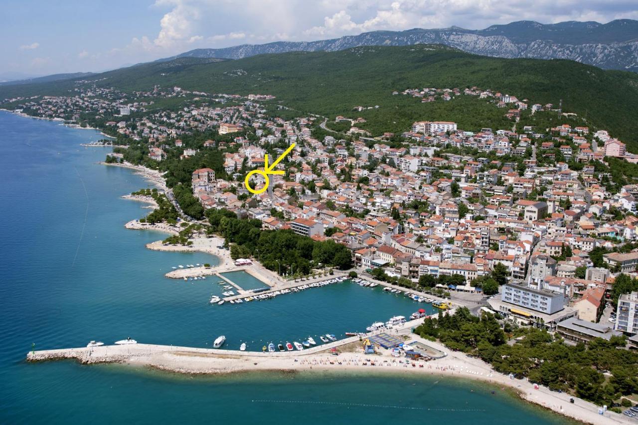 Rooms " City Center Crikvenica "40M Beach Exteriör bild